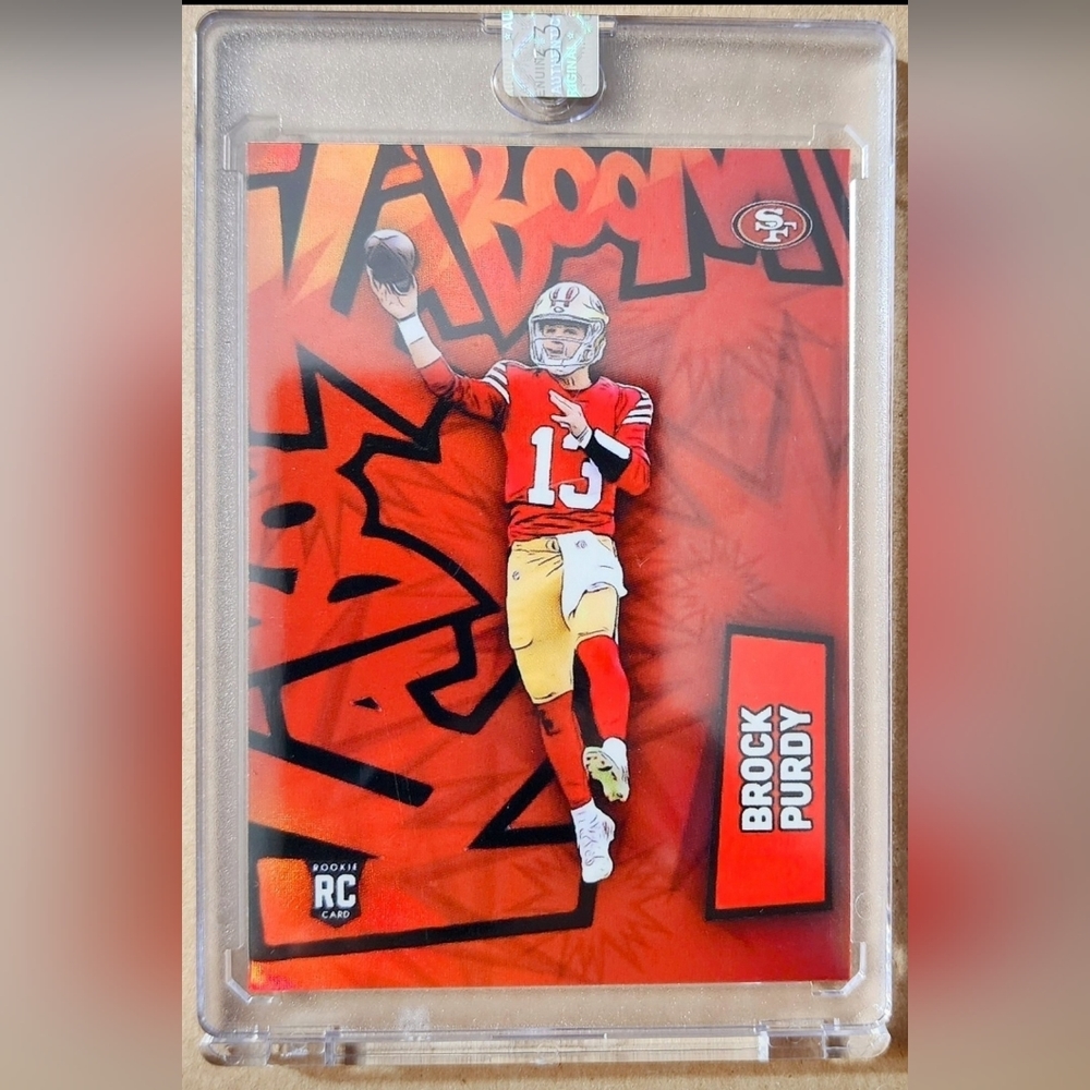 2022 San Francisco 49ers Brock Purdy Kaboom RC Maroon Red #13 Legacy Custom